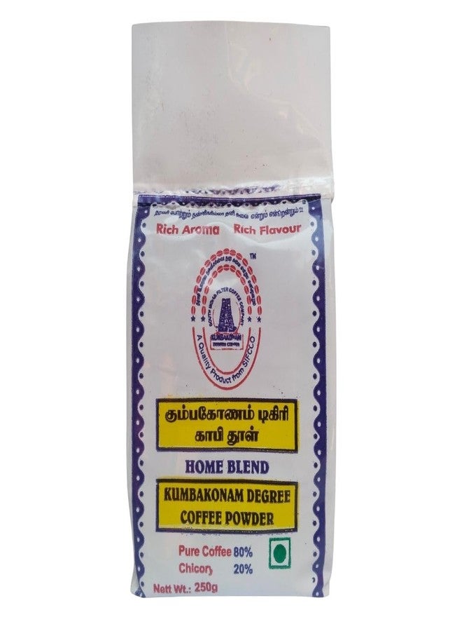 Kumbakonam Degree Coffee Powder – Home Blend with 80% Pure Coffee and 20% Chicory (1, 250g) - Image 1
