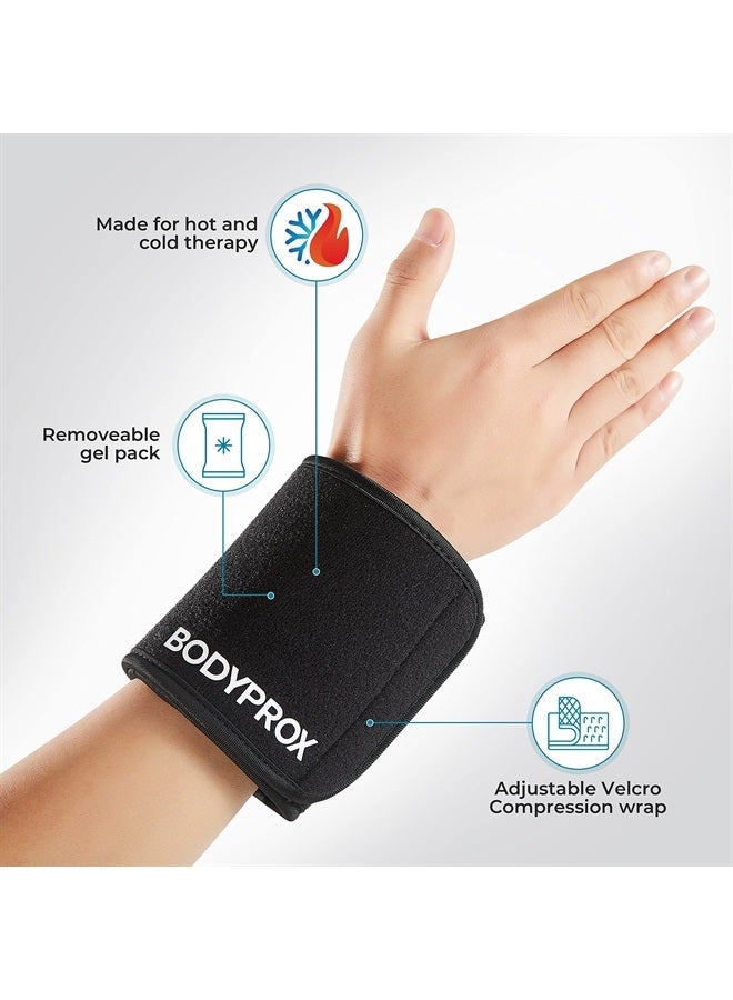 Bodyprox Cold & Hot Therapy Wrap, Reusable Gel Pack for Pain Relief. Great for Sprains, Muscle Pain, Bruises, Injuries, Etc. (Foot, Arm, Elbow, Ankle). - Image 2