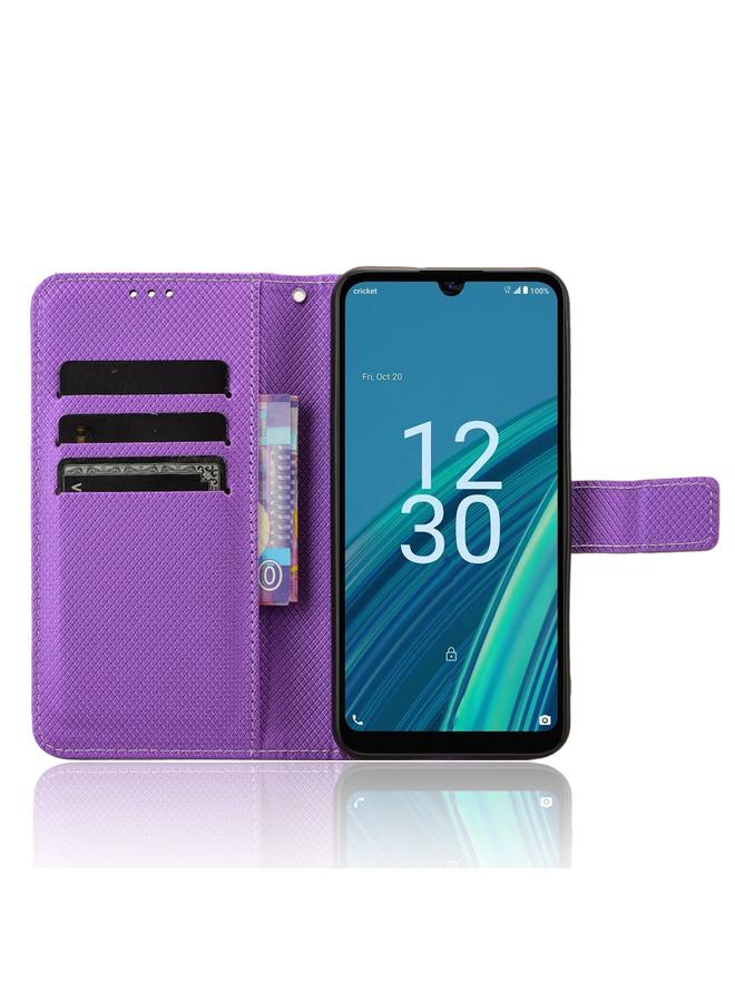 S-TOP Case For Cricket Debut S2 U380AC Diamond Texture Leather Phone Case - Image 4