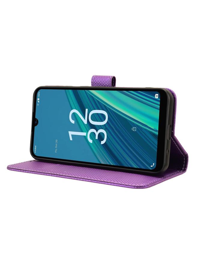 S-TOP Case For Cricket Debut S2 U380AC Diamond Texture Leather Phone Case - Image 5