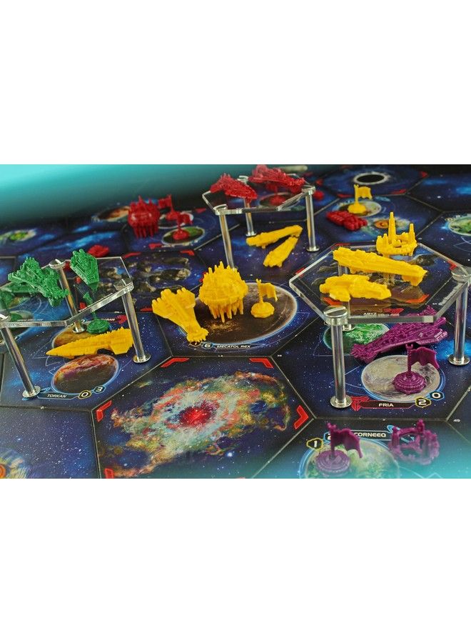 LITKO Fleet Movement Stands ; Twilight Imperium 4Th Edition ; Clear ; Pack Of 3 (Deluxe) - Image 4