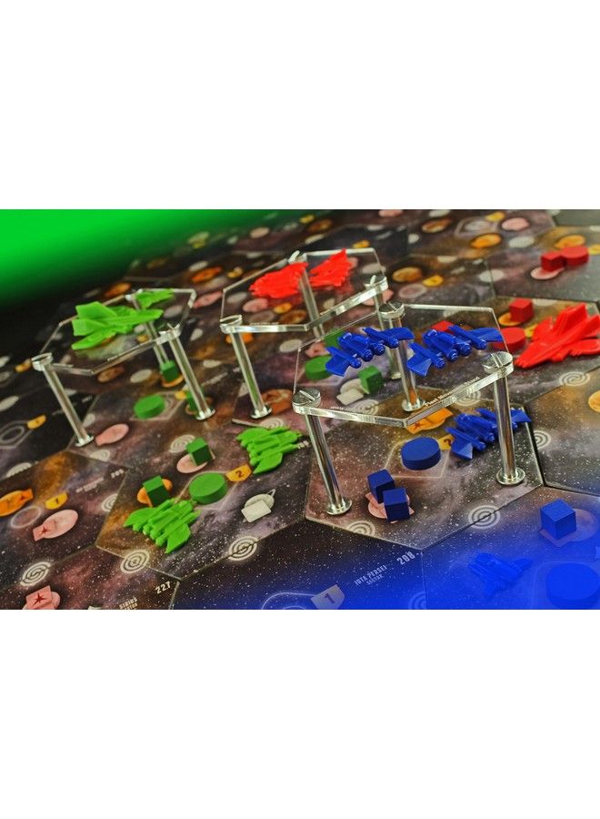 LITKO Fleet Movement Stands ; Twilight Imperium 4Th Edition ; Clear ; Pack Of 3 (Deluxe) - Image 3