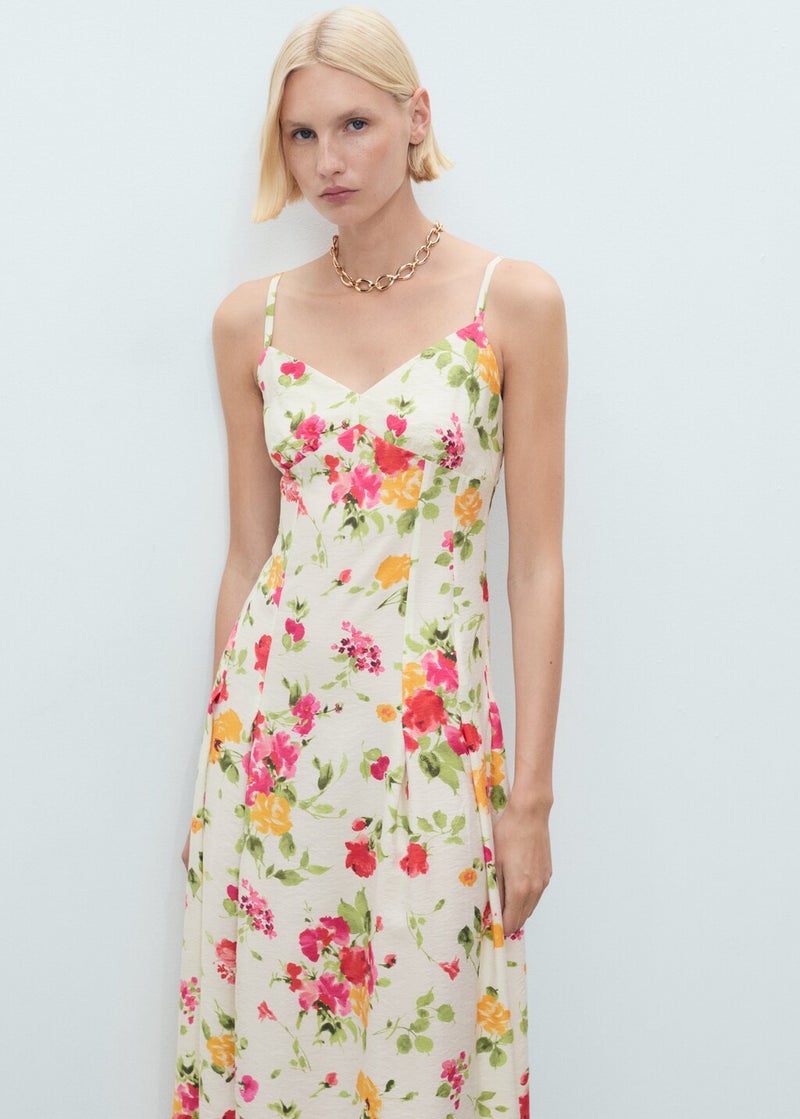MANGO Floral Print Midi Dress  - Image 5
