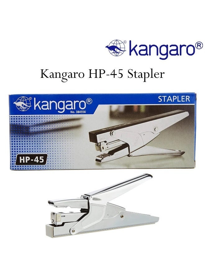 Kangaroo HP-45 - Metal Stapler 30 Sheets Capacity - Silver - Image 1