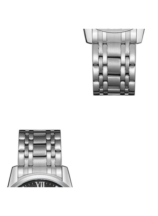 كينيث سكوت ساعة كينيث سكوت رجالي ميكانيكية بسوار ستانلس ستيل فضي - Image 3