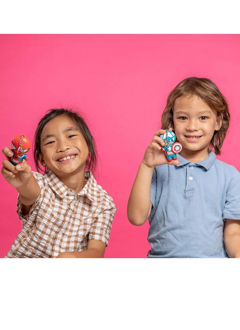 Lip Smacker Lip Smacker Marvel, keychain, lip balm for kids - Spiderman & Captain America  - Image 2