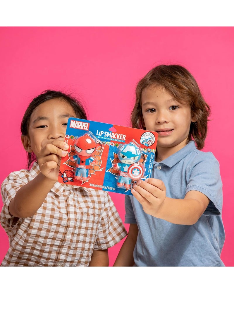 Lip Smacker Lip Smacker Marvel, keychain, lip balm for kids - Spiderman & Captain America  - Image 4