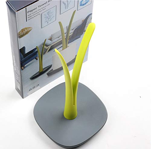 HARI - Decorative Paper Towel Holder or Toilet Paper Holder Vertical Countertop Paper Towel Stand or Toilet Roll Stand - Sturdy No-Slip Base - 11.75 x 6 - Image 2