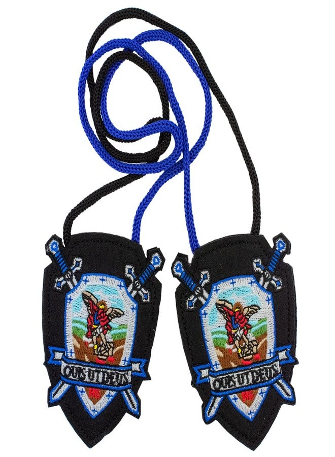 Venerare Authentic Catholic Scapular - 100% Wool (Saint Michael Shield Scapular) - Image 1