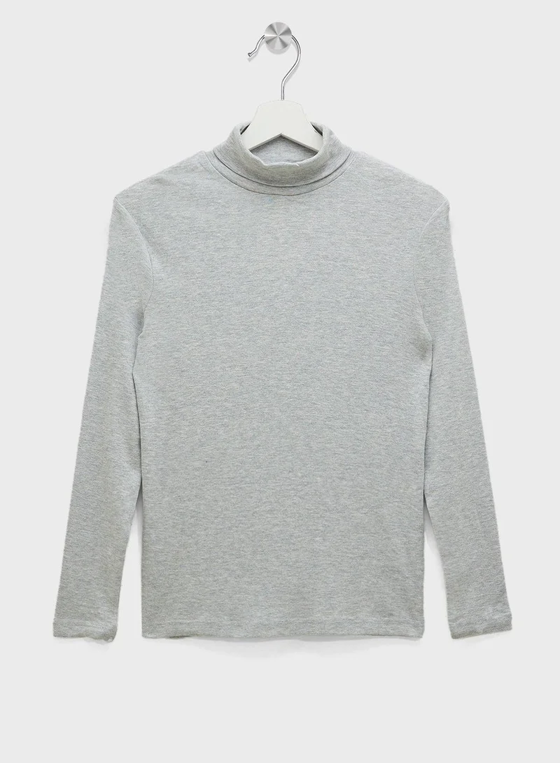 H&M 2-Pack Cotton Polo-Neck Tops