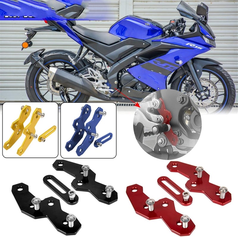 QASULER Motorcycle Rearset Base Footrest for YZF-R15 V3 - Image 5