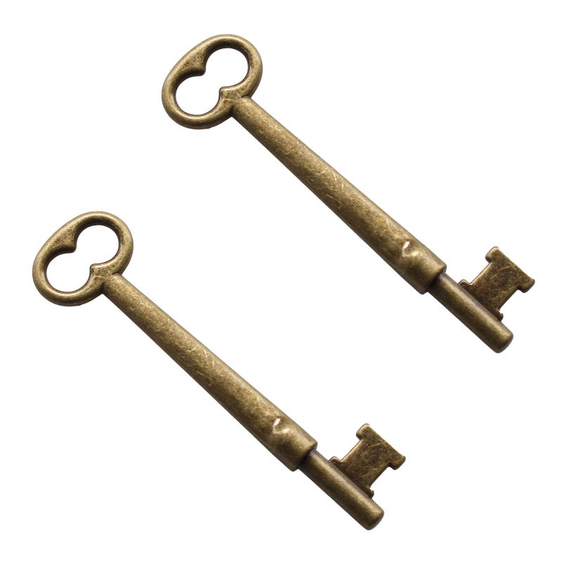 VIDABTE KY-30 Skeleton Key, Universal Skeleton Key with Double Notched Bit for House Doors with Mortise Locks, Mortise Lock Keys (2 pcs) - Image 5