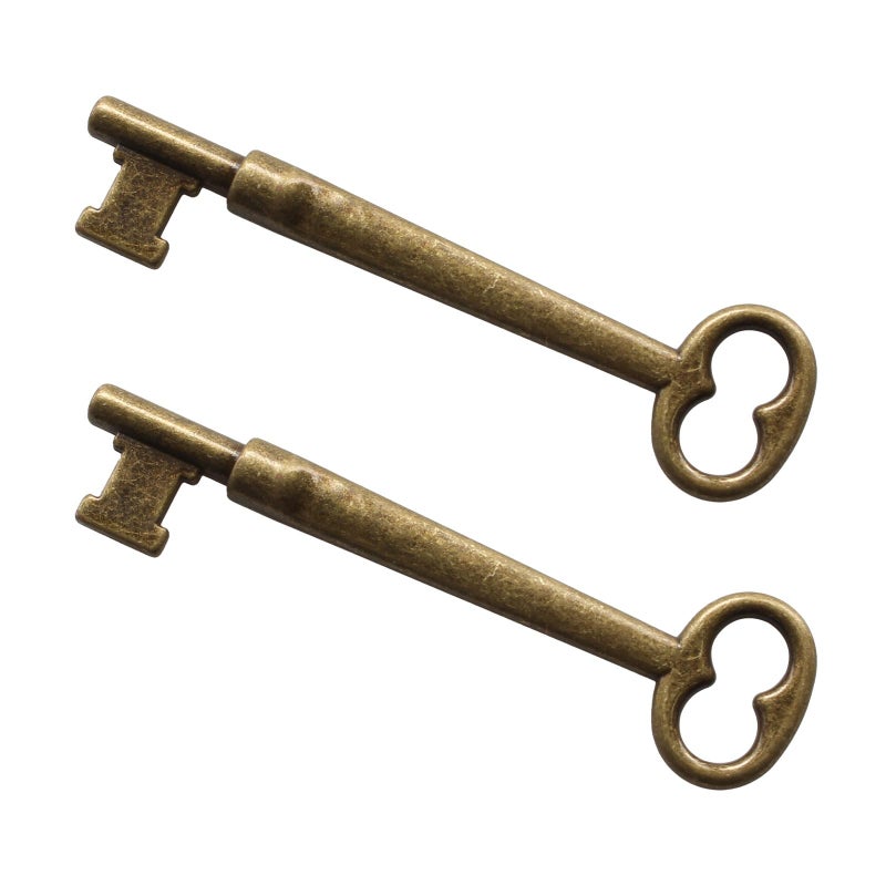 VIDABTE KY-30 Skeleton Key, Universal Skeleton Key with Double Notched Bit for House Doors with Mortise Locks, Mortise Lock Keys (2 pcs) - Image 4