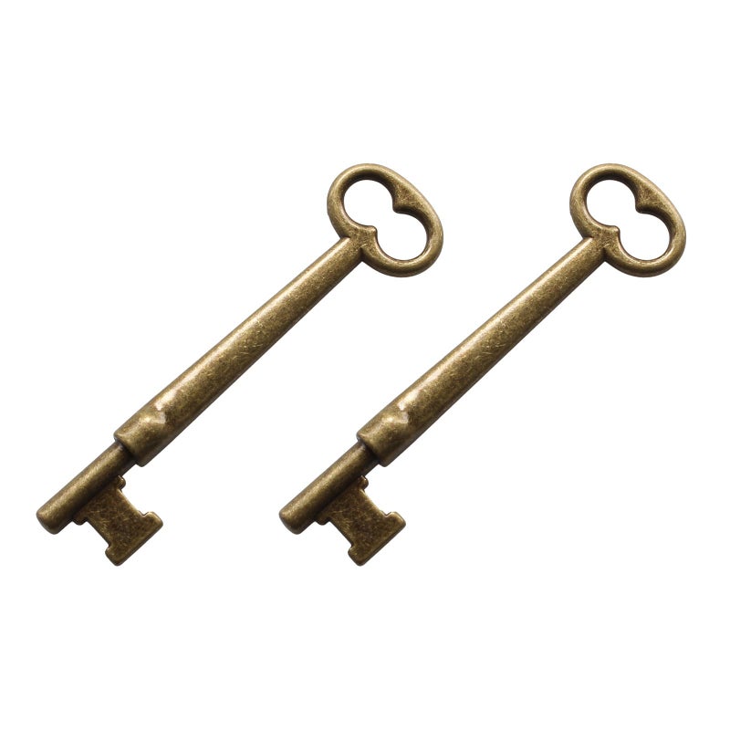 VIDABTE KY-30 Skeleton Key, Universal Skeleton Key with Double Notched Bit for House Doors with Mortise Locks, Mortise Lock Keys (2 pcs) - Image 3