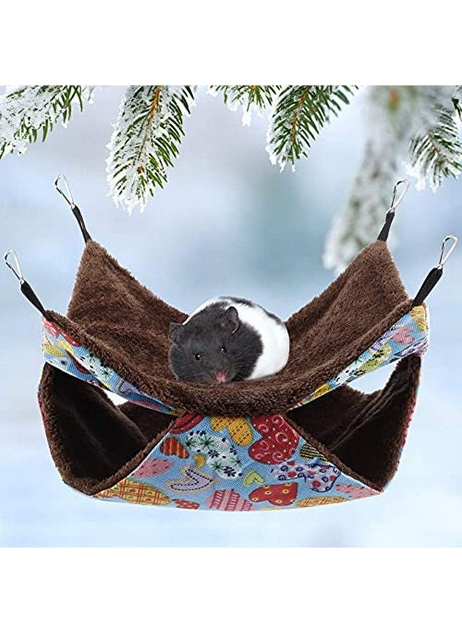 YOUTHINK - YOUTHINK Ferret Hammock, Pet Small Animal Hanging Bed Cage Hammock Toy Fit for Rat Parrot Guinea-Pig Gerbil Hamster Chincilla Cage Accessories Bunkbed Hammock - Image 1
