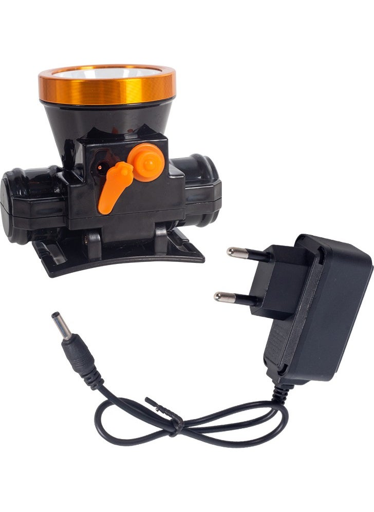 Lisinya - Powermaster PM-4524 Power LED 40 Watt Waterproof Rechargeable Headlamp Flashlight ( ) - Image 1