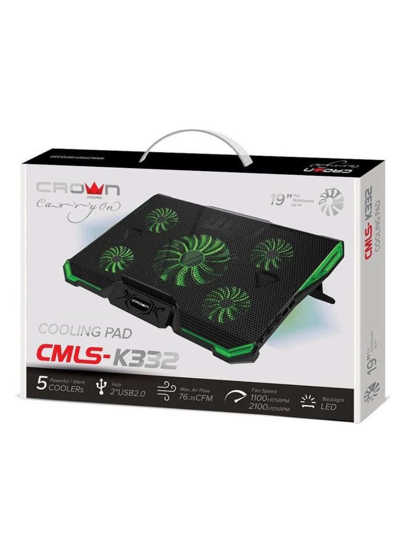 كراون مايكرو وسادة تبريد كراون مايكرو باللون الأخضر | CMLS-K332  - Image 3