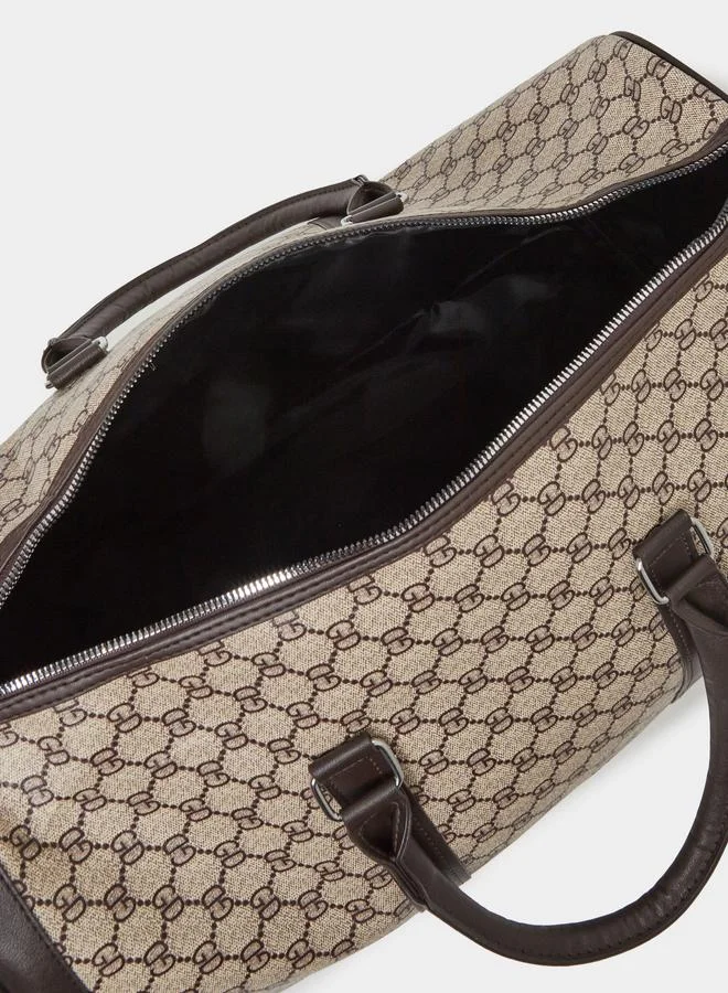 Styli Styli Two Tone Braided Beach Handbag