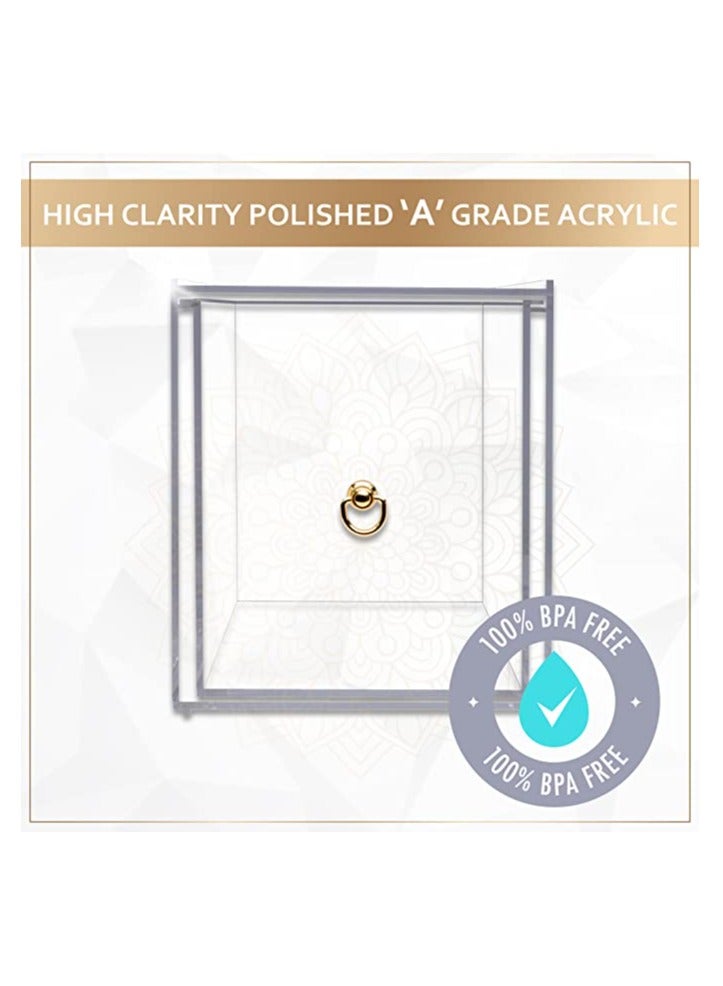 كرييتف بلانت أدراج تخزين أكريليك كريتيف بلانيت لمستحضرات التجميل والنظارات الشمسية والمكياج (مستويين L) - Image 5