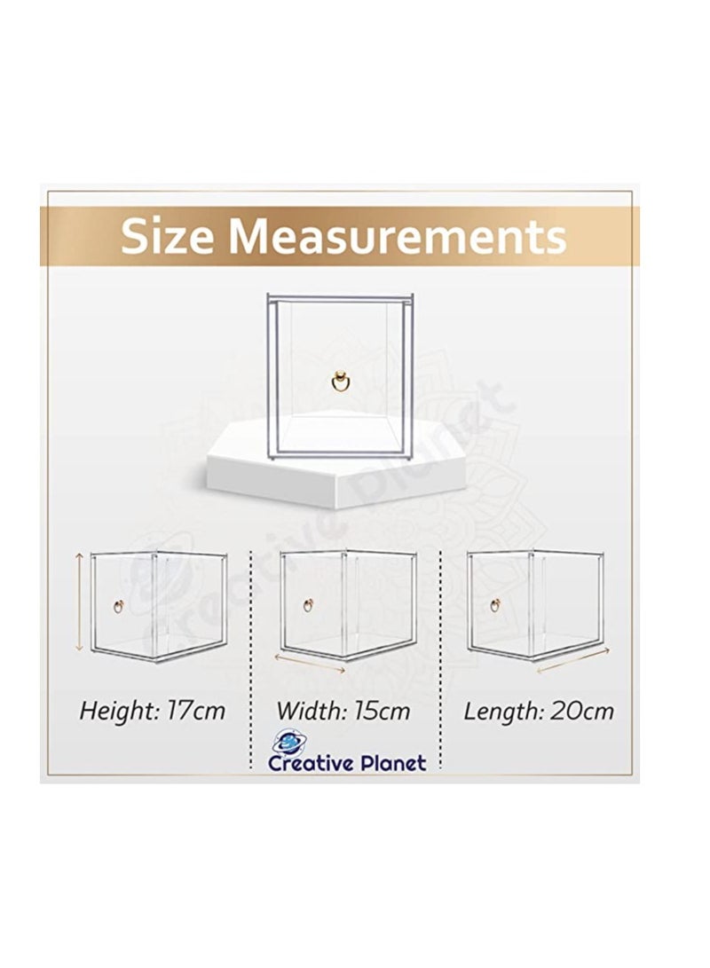 كرييتف بلانت أدراج تخزين أكريليك كريتيف بلانيت لمستحضرات التجميل والنظارات الشمسية والمكياج (مستويين L) - Image 4