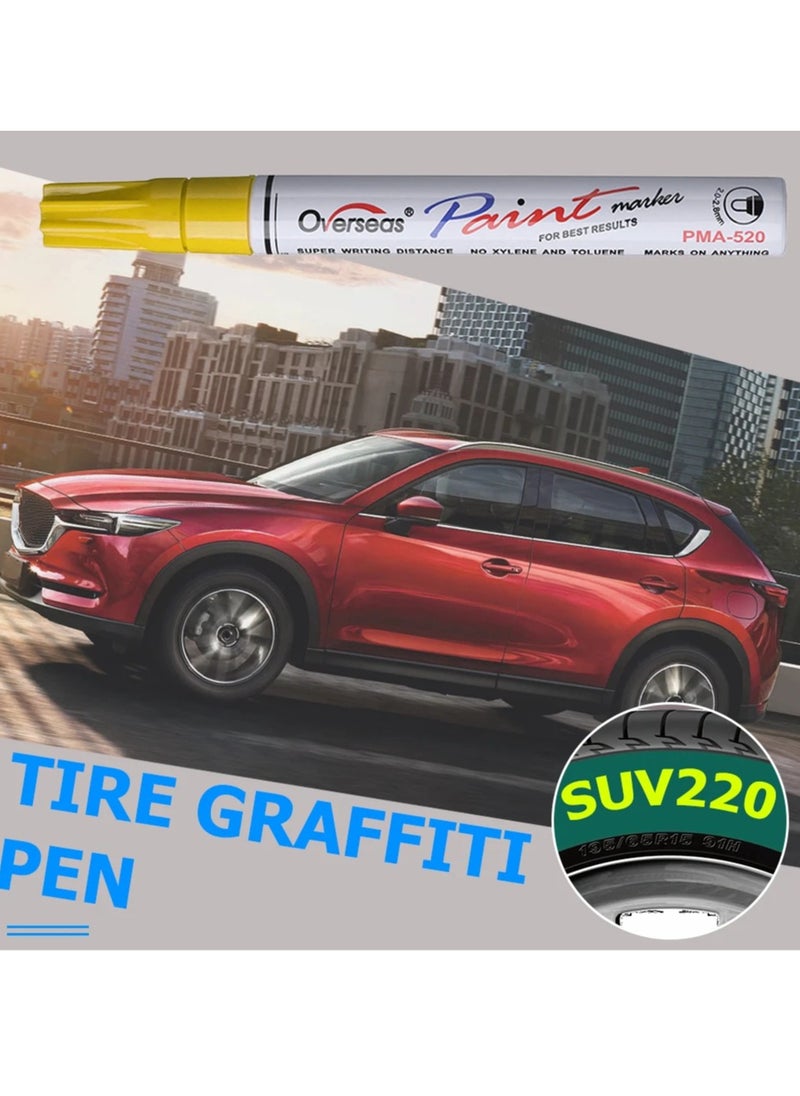 Permanent Paint Marker Pen, Permanent Oil Based Paint Pen, Multipurpose And Durable Graffiti Paint Marker Pen, Quick Dry And Waterproof Marker For Rock, Wood, Fabric, Plastic, , Rubber, (Gold, 1pc)