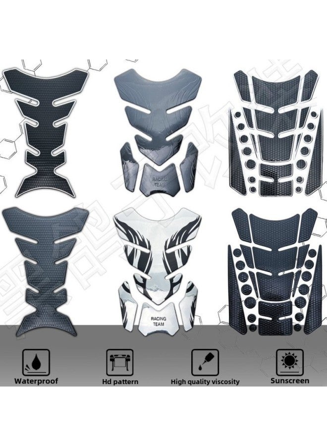 For KTM Suzuki Honda Yamaha Motorcycle Stereo Waterproof Fuel Tank Sticker Decorative Fuel Tank Fishbone Decal-Colour:Ducati 3 3m Glue-free Waterproof And Anti-slip-Size:Default Item - Image 2