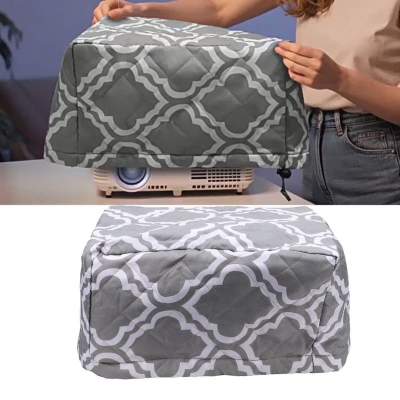 Quilted Anti Static Projector Dust Cover With Drawstring For Ceiling Mounted Projectors - Image 5