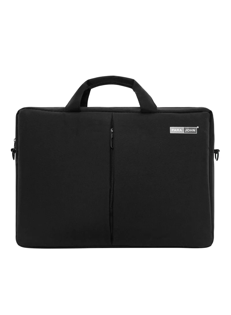 PARAJOHN Para John Laptop Bag 15.6 Inch – Polyester Office Briefcase with Shoulder Strap, Multi-Compartment