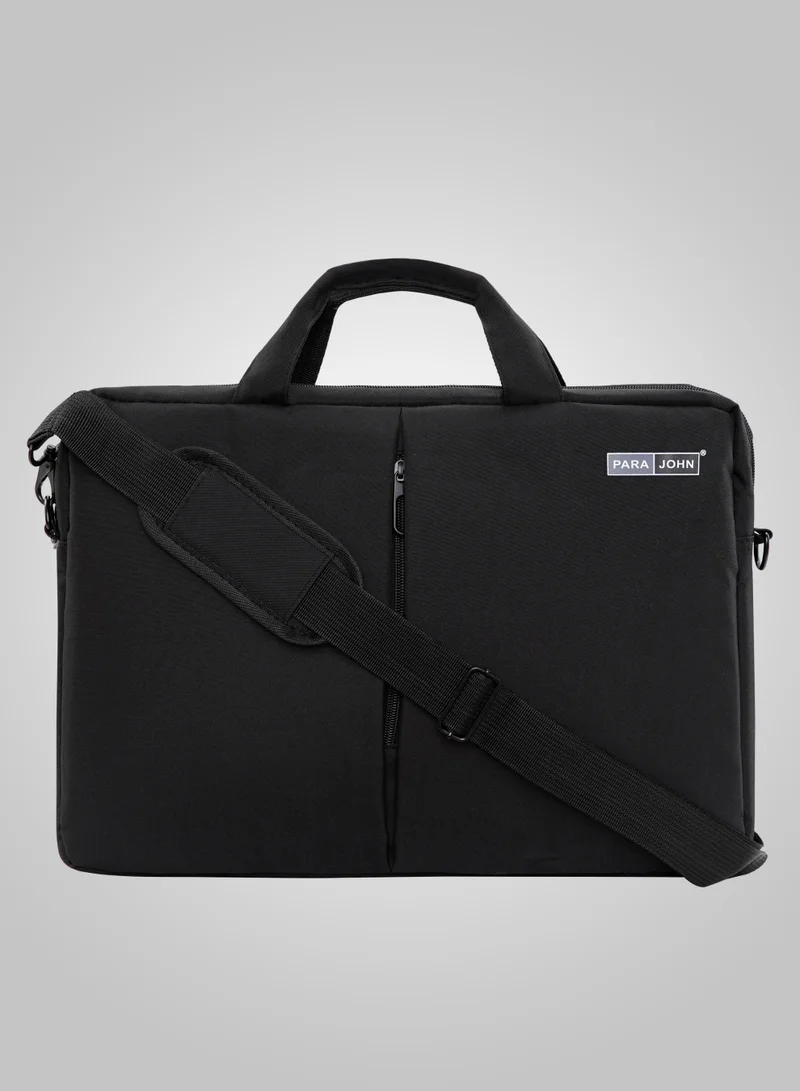 PARAJOHN Para John Laptop Bag 15.6 Inch – Polyester Office Briefcase with Shoulder Strap, Multi-Compartment