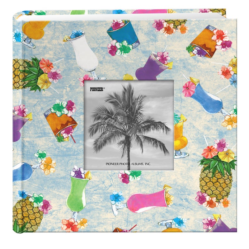 Pioneer Photo Albums Travel Designer Photo Album, Tropical Drinks - Image 1