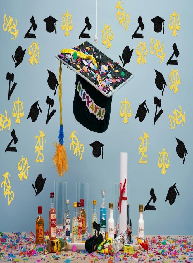 WFKLDF 200 Pcs Lawyer Graduation Confetti - 2025 Graduation Decorations - Law School Party Decorations - Image 3