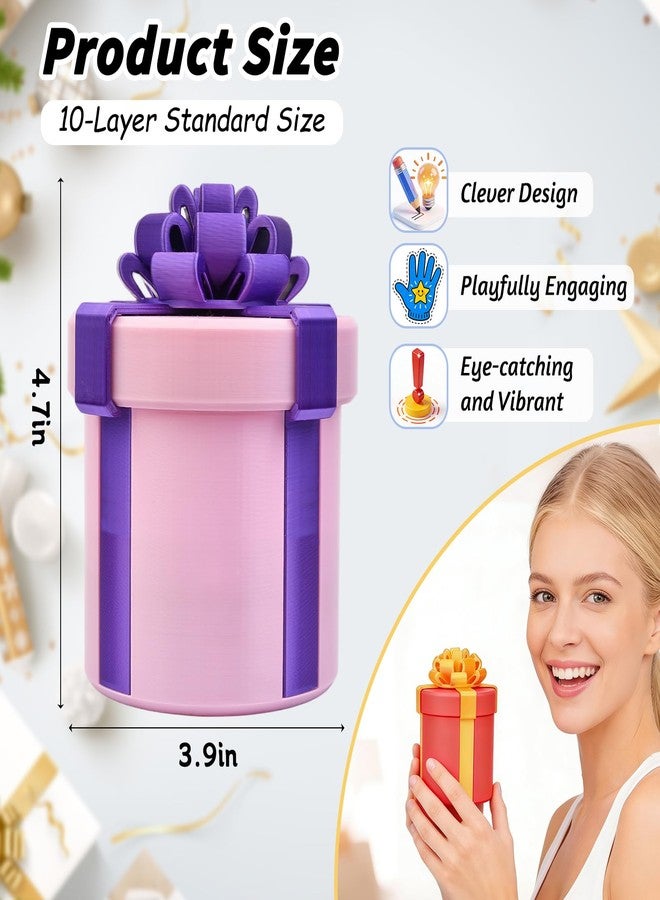 MuMyer Annoying Nested Screw Gift Box, Funny 3D Printed Present Box, Reusable Prank Gift Box for Birthday, Christmas & Fun Party - Image 3