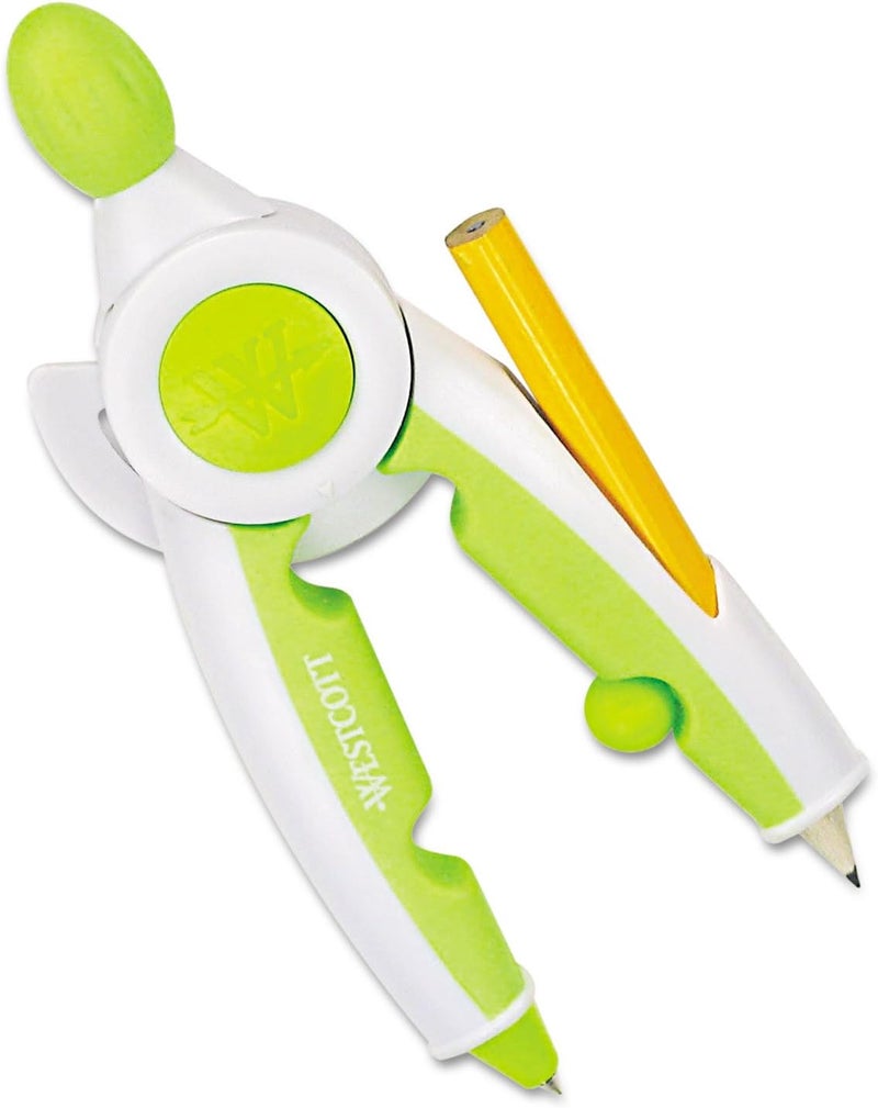 Westcott Soft Touch School Compass With Microban Protection Assorted Colors - Image 3
