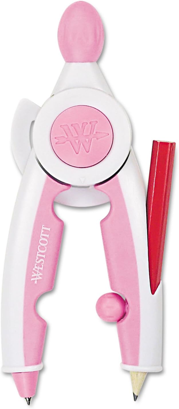 Westcott Soft Touch School Compass With Microban Protection Assorted Colors - Image 2
