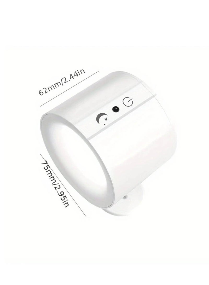 Hihonor Dimmable LED Wall Lamps with Touch Control, 3 Brightness Levels, 3 Color Modes, Rechargeable 1200mAh Lithium-Polymer Battery, Wall Mount/Tabletop, Wireless Reading & Bedside Light, White  - Image 4