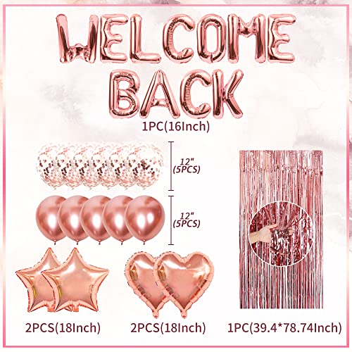 Roaring Good Time 16 PCS Welcome Back Banner Balloons Welcome Back Office Decoration Welcome Back Banner Homecoming Party Moving Party Welcome Party Decoration - Image 5
