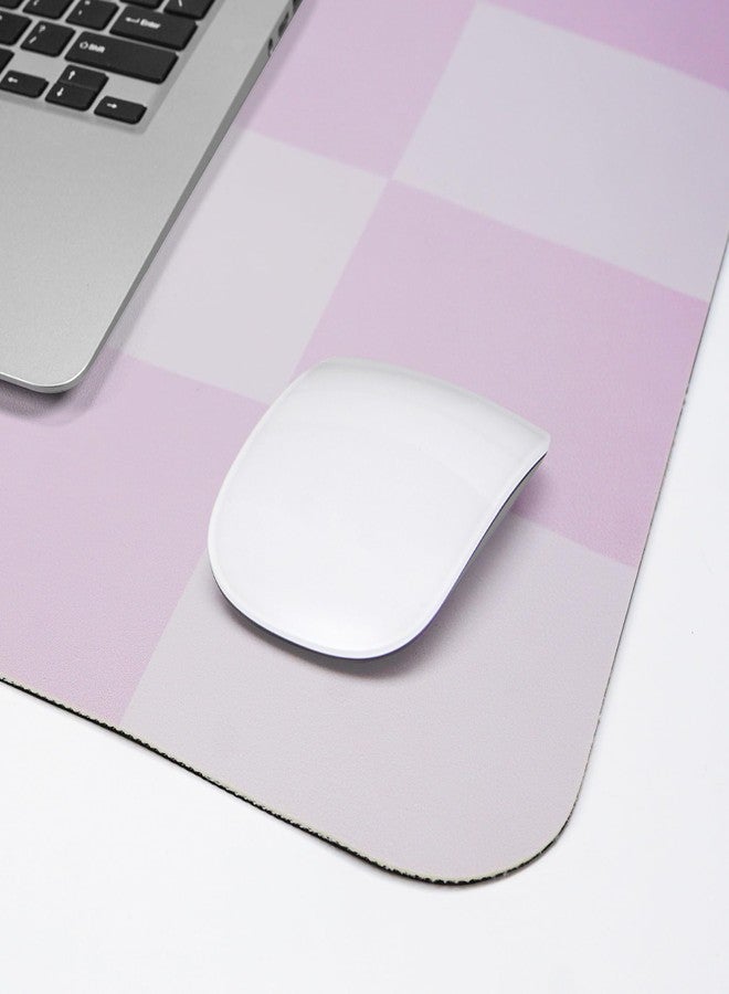 AFIING Non-Slip Desk Pad, Mouse Pad, Waterproof PU Leather Desk Protector, Large Desk Blotter, Easy Clean Laptop Desk Writing Mat for Work/Home/Decor(Purple 31.5" x 12") - Image 4