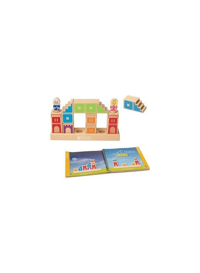 SmartGames Camelot Jr. Wooden Cognitive Skill-Building Puzzle Game Featuring 48 Playful Challenges For Ages 4+ - Image 4