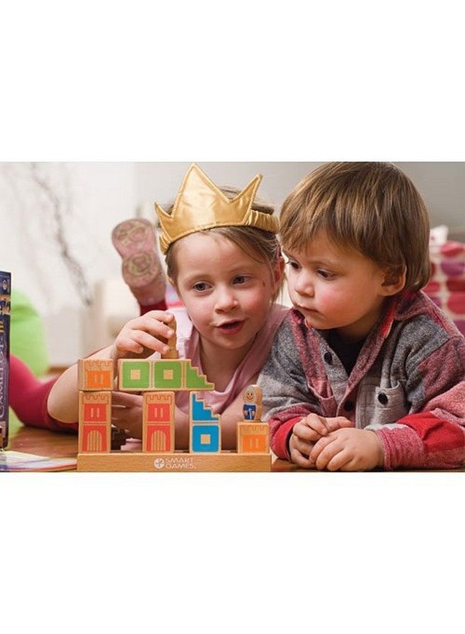 SmartGames Camelot Jr. Wooden Cognitive Skill-Building Puzzle Game Featuring 48 Playful Challenges For Ages 4+ - Image 5