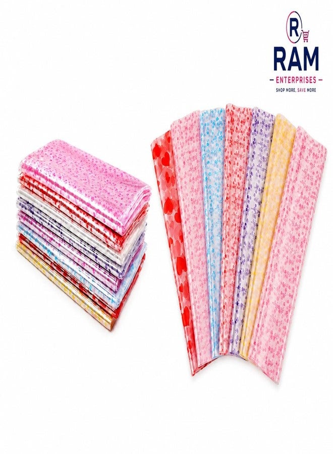 Sana Mega Mart RAM Enterprises Printed Transparent Cellophane Sheets 20x30 Inch Pack of 30 - Image 2