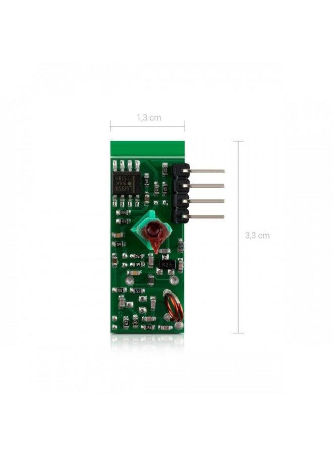 Kwmobile 433 Mhz Transmitter And Receiver Module Kit For Remote Control Raspberry Pi Arduino Pack Of 3