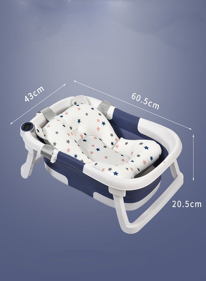 حوض استحمام قابل للطي مثالي للاستخدام في المنزل، يوفر حوض استحمام للأطفال بحيث يمكن للطفل الجلوس أو الاستلقاء فيه. يوفر هذا الحوض استحمامًا دافئًا ومريحًا للأطفال. - Image 5