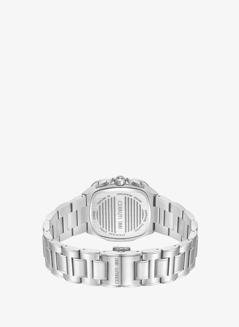 CERRUTI 1881  Casale Men's 44mm Chronograph Watch with Navy Matte Dial & Stainless Steel Bracelet for Men | Best Price UAE
