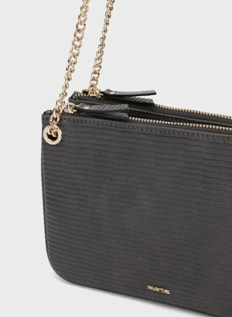 PARFOIS Snow Zip Closure Crossbody