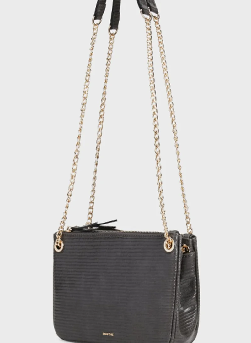 PARFOIS Snow Zip Closure Crossbody