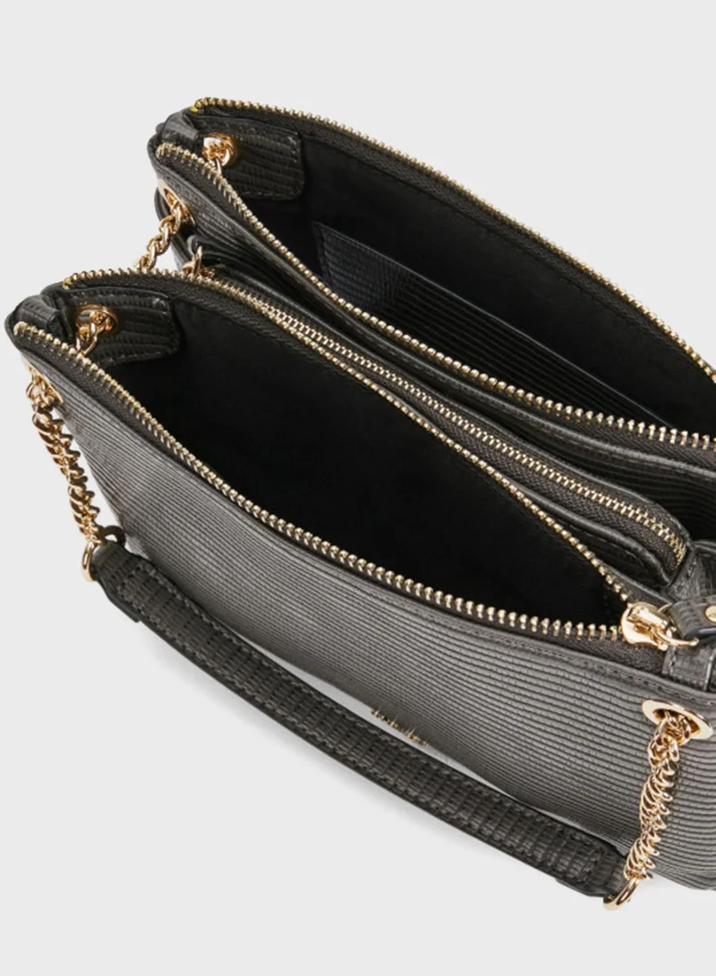 PARFOIS Snow Zip Closure Crossbody