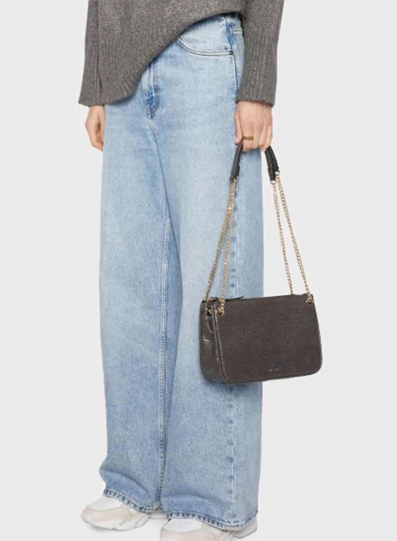 PARFOIS Snow Zip Closure Crossbody