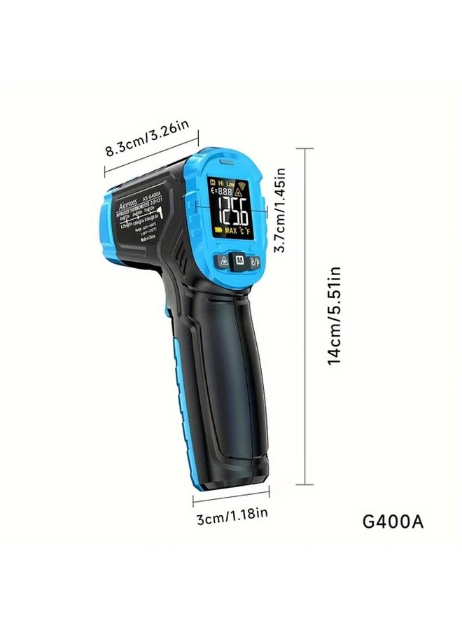 G400A مسدس حرارة بالأشعة تحت الحمراء بدون تلامس شاشة رقمية عالية الدقة للاستخدام الصناعي والمطبخ والخبز - Image 4