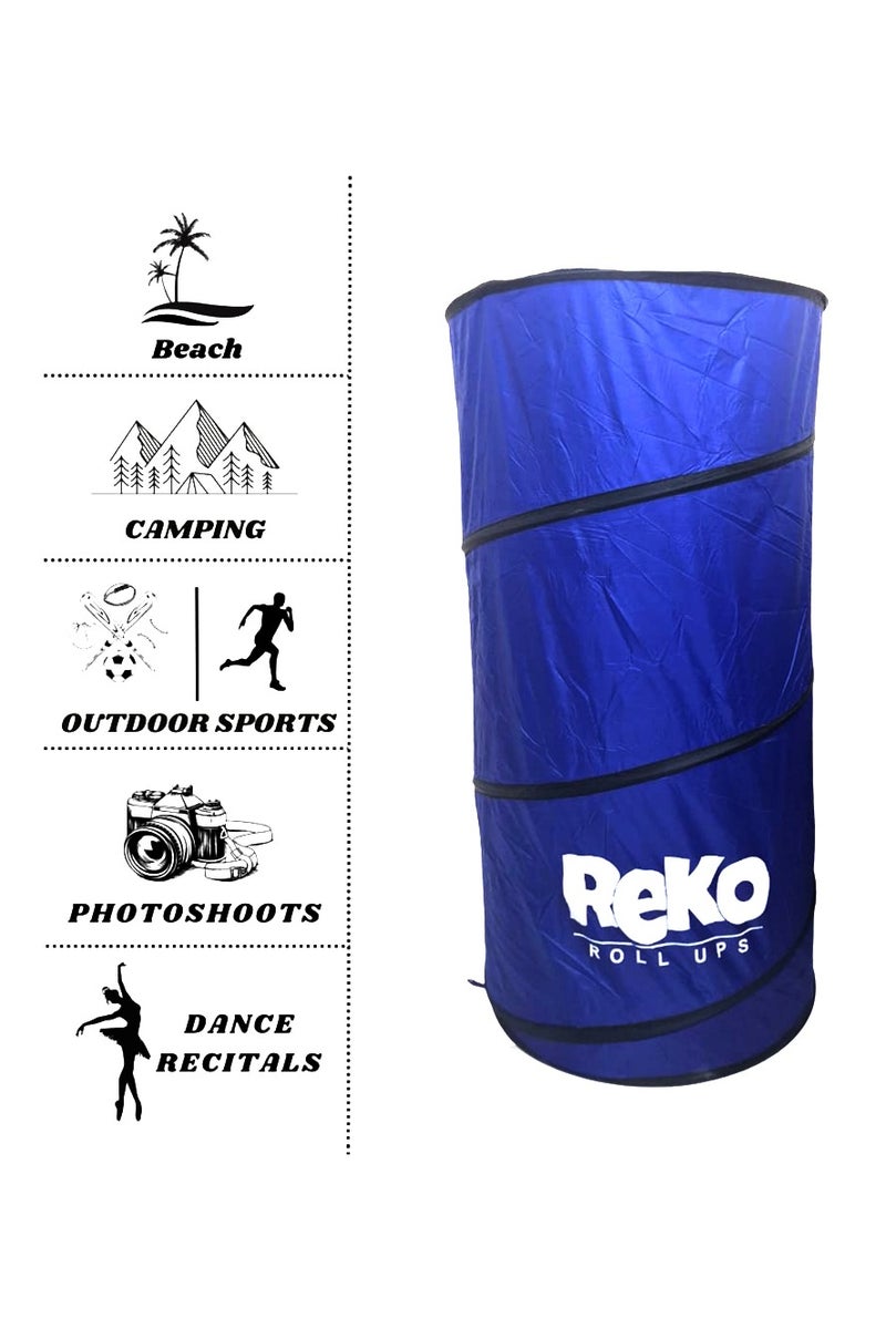 Reko Outdoor Changing Clothes Tent, Pop Up Shower, Portable Folding Toilet Tent with Carry Bag, Beach Dressing Changing Room, Outdoor Tent Suitable for Shower/Toilet/Camping/Beach - Image 2