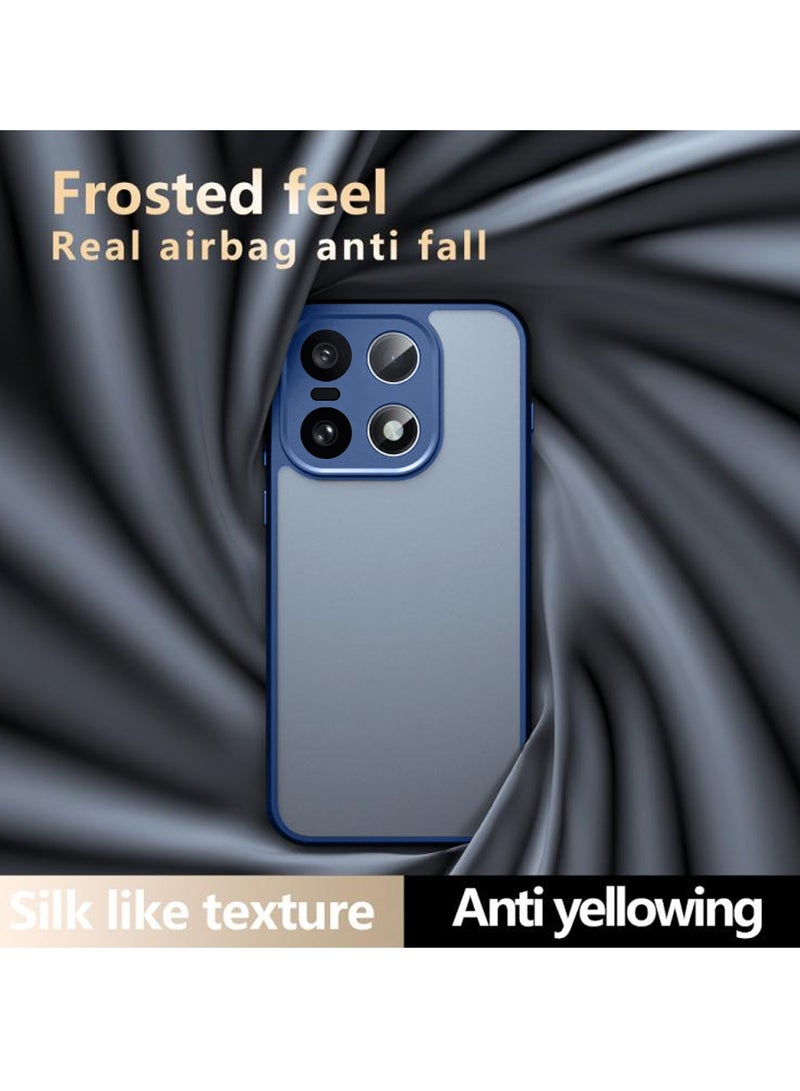 دبليو تيك غطاء حماية رفيع لهاتف OnePlus 15 5G 2025 مصنوع من سيليكون TPU هجين مع كاميرا بارزة (MCAPSA) - شفاف/أزرق بحري - Image 2